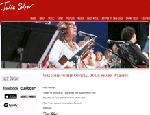 Tablet Screenshot of juliesilver.com